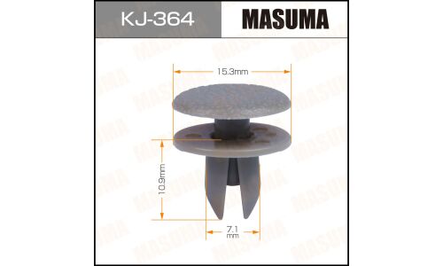 Клипса крепёжная обшивки салона Masuma, для Toyota, арт. KJ-364