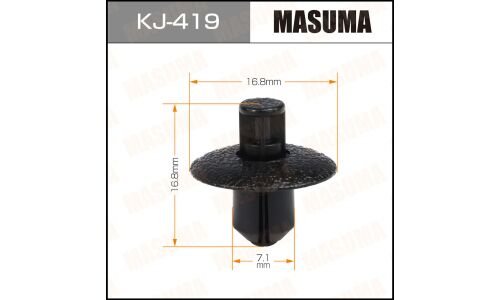 Клипса крепёжная обшивки салона Masuma, для Toyota, арт. KJ-419