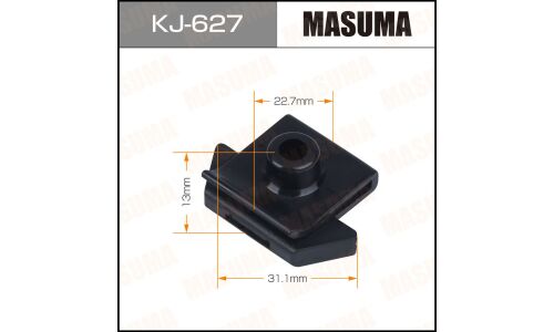 Клипса крепёжная бампера Masuma, для Nissan, арт. KJ-627