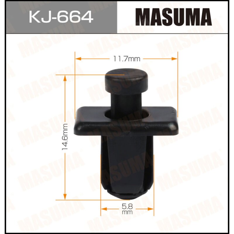 

Клипса крепежная MASUMA KJ-664 (OEM 66814-01G00