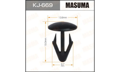Клипса крепёжная деталей кузова Masuma, для Nissan, арт. KJ-669