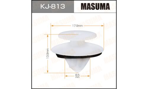 Клипса крепёжная деталей кузова Masuma, для Mitsubishi, арт. KJ-813