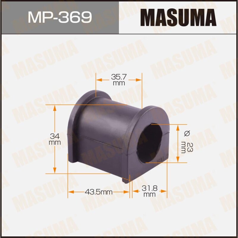 

Втулка стабилизатора "Masuma" /front/ Escudo TA02W, TA52W .. 3DR
