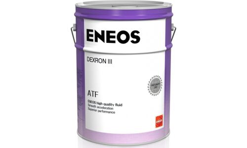 Масло трансмиссионное Eneos АTF Dexron III, минеральное, для АКПП и ГУР, 20л, арт. oil1308