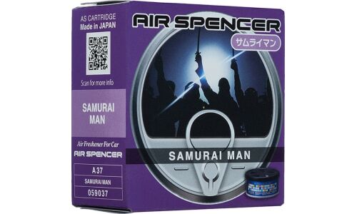 Ароматизатор на торпедо Eikosha Spirit Refill Samurai Man (Самурай), меловой, баночка 40г, арт. A-37