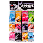 Ароматизатор подвесной Areon ароматы в ассортименте, картон с пропиткой, 1 шт Ароматизатор подвесной Areon ароматы в ассортименте, картон с пропиткой, 1 шт