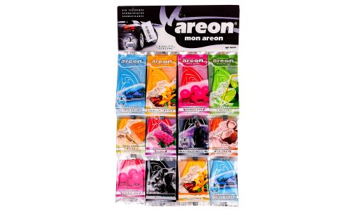 Ароматизатор подвесной Areon ароматы в ассортименте, картон с пропиткой, 1 шт