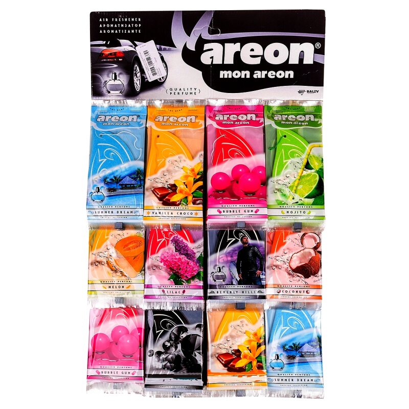 

Ароматизатор Areon Картон, с пропиткой, подвесной, штучно
