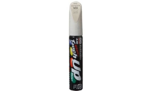 Краска для ремонта сколов и царапин Soft 99 Touch Up Paint, цветовой код W09, акриловая, флакон с кисточкой, 12мл, арт. M-65