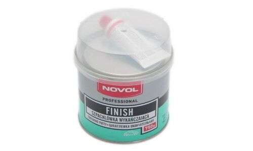 Шпатлевка Novol Professional Finishing Putty, отделочная, универсальная, (+отвердитель Betox-50PC), банка 730г x туба 20г, арт. 1122