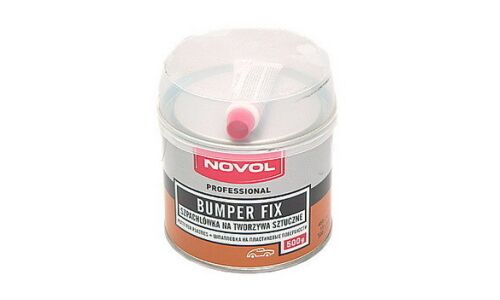Шпатлевка Novol Professional Bumper Fix Putty For Plastics, для пластика (+отвердитель Betox-50PC), банка 485г + туба 15г, арт. 1171