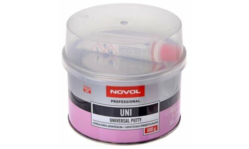Шпатлевка Novol Professional Universal Putty универсальная, (+отвердитель Betox-50PC), банка 485г + туба 15г, арт. 1101
