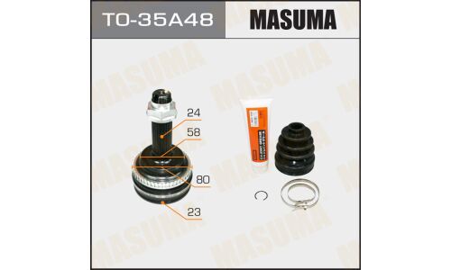 ШРУС Masuma, 23x58x24x48мм, арт. TO-35A48