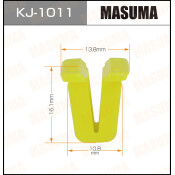 Клипса крепёжная обшивки двери Masuma, для Mitsubishi, арт. KJ-1011