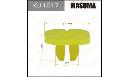 Клипса крепёжная уплотнителей дверей Masuma, для Honda, арт. KJ-1017