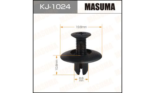 Клипса крепёжная передних подкрылок Masuma, для Suzuki, арт. KJ-1024