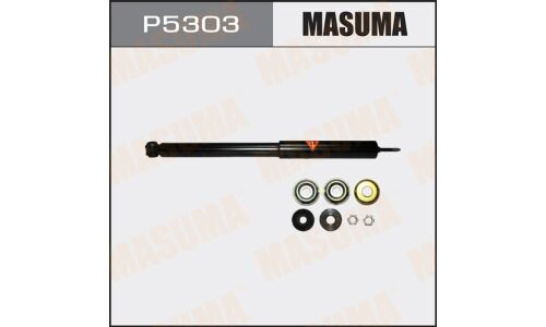 Амортизатор Masuma газомасляный двухтрубный, задний, правый/левый с защитным комплектом, 1 шт, арт. P5303 (соответствует KYB 343282)