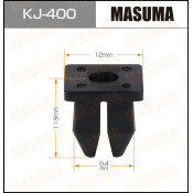 Клипса крепёжная бампера Masuma, для Toyota, арт. KJ-400