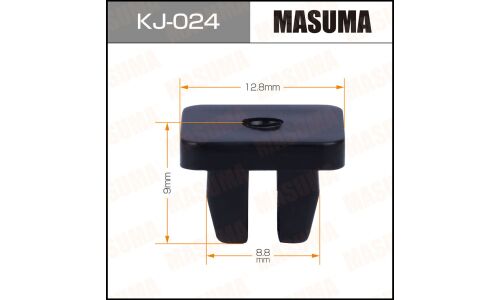 Клипса крепёжная деталей кузова Masuma, для Honda, Lexus, Mazda, Nissan, Subaru, Toyota, арт. KJ-024