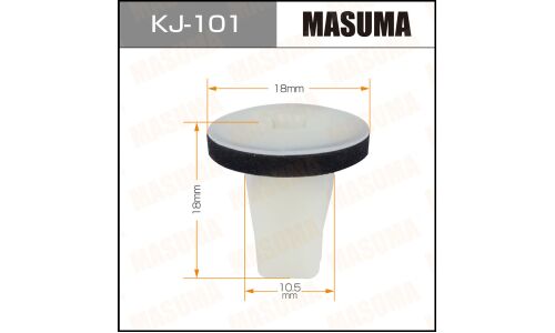 Клипса крепёжная деталей кузова Masuma, для Mitsubishi, арт. KJ-101
