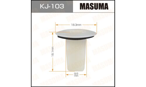 Клипса крепёжная деталей кузова Masuma, для Nissan, арт. KJ-103