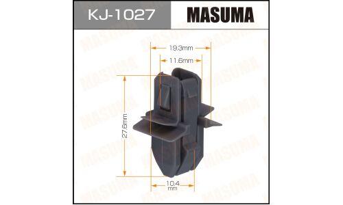 Клипса крепёжная решетки радиатора Masuma, для Subaru, арт. KJ-1027