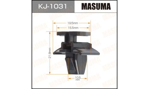 Клипса крепёжная решетки радиатора Masuma, для Subaru, арт. KJ-1031