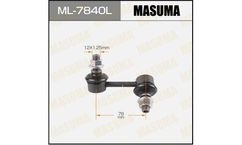 Стойка стабилизатора (линк) Masuma, левая, арт. ML-7840L