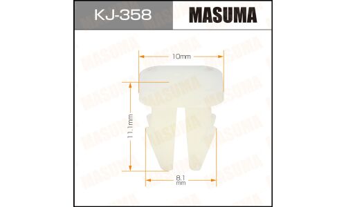 Клипса крепёжная накладок крыла Masuma, для Toyota, арт. KJ-358