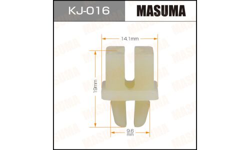 Клипса крепёжная обшивки двери Masuma, для Toyota, арт. KJ-016