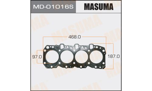 Прокладка головки блока цилиндров Masuma 1KZ-TE (1/10)