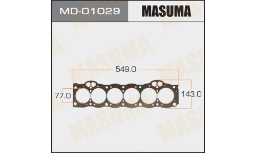 Прокладка головки блока цилиндров Masuma 1G-GEU (1/10)