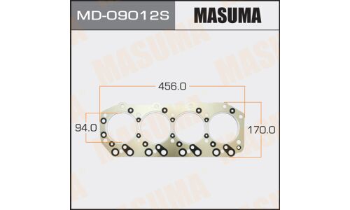 Прокладка головки блока цилиндров Masuma 4JA1 (1/10)