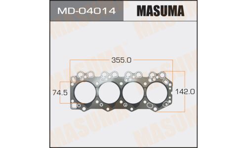 Прокладка головки блока цилиндров Masuma HA (1/10)