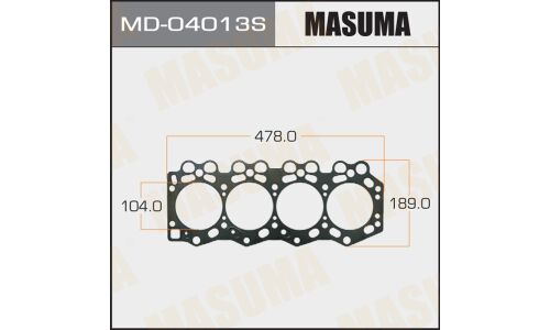 Прокладка головки блока цилиндров Masuma SL, SL-T (1/10)