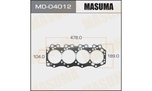 Прокладка головки блока цилиндров Masuma MD-04012