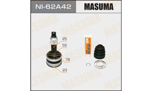 ШРУС Masuma, 23x55x25x42мм, арт. NI-62A42