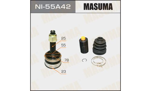 ШРУС Masuma, 23x55x25x42мм, арт. NI-55A42