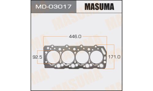 Прокладка головки блока цилиндров Masuma 4D55, 4D56 (1/10)