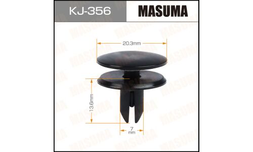 Клипса крепёжная деталей кузова Masuma, для Toyota, арт. KJ-356