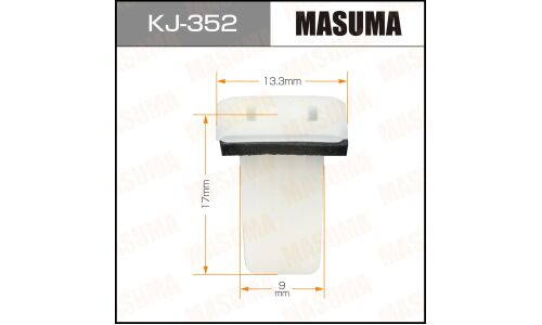 Клипса крепежная Masuma KJ-352 (OEM 80874-0P000, 90189-06034)