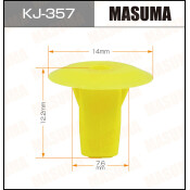 Клипса крепёжная деталей салона Masuma, для Toyota, арт. KJ-357