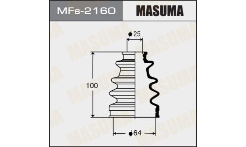 Пыльник привода Masuma, силикон, арт. MFs-2160