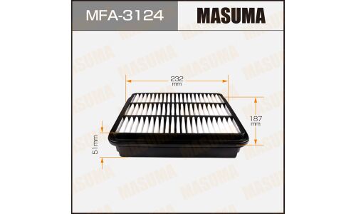 Фильтр воздушный Masuma A-3001, арт. MFA-3124