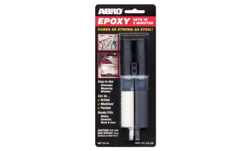 Клей эпоксидный ABRO Epoxy, многоцелевой, серый, шприц 30мл, арт. EG-330