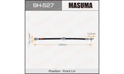 Шланг тормозной Masuma для Isuzu Bighorn, передний, левый, арт. bh-527