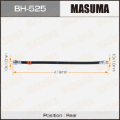 Шланг тормозной Masuma N-  /rear/  Terrano WD21 Central