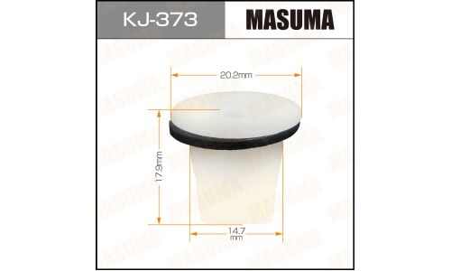Клипса крепёжная деталей кузова Masuma, для Toyota, арт. KJ-373