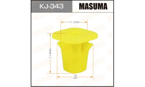 Клипса крепёжная деталей кузова Masuma, для Lexus, Toyota, арт. KJ-343