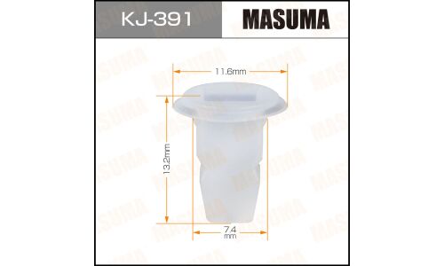 Клипса крепежная Masuma KJ-391 (OEM 90189-04006)
